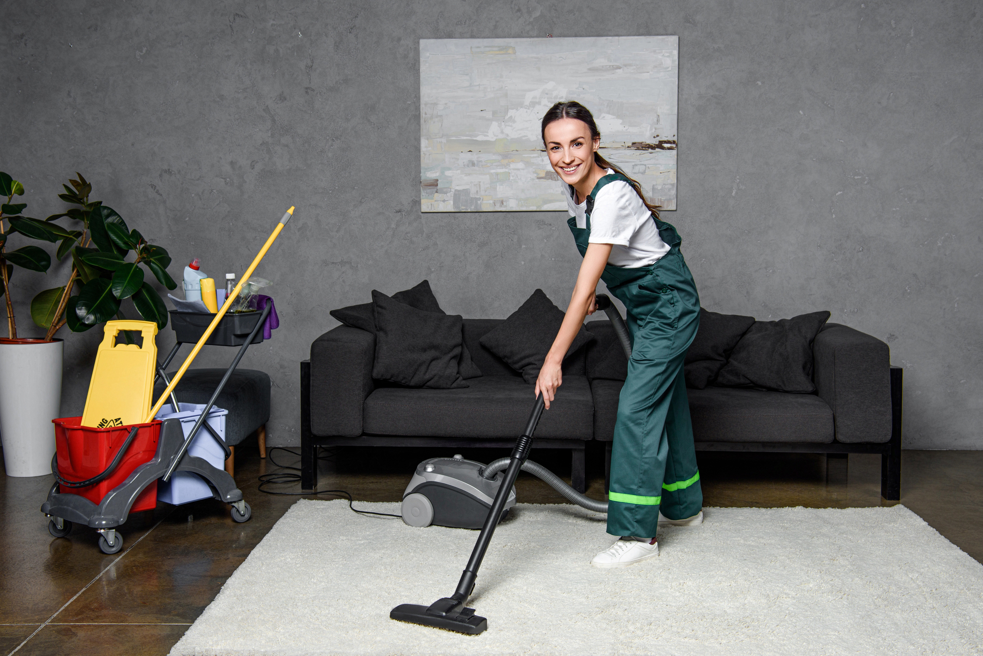 Residential carpet cleaning